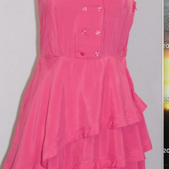Pink Ruffle Dress - Picture 4 of 12